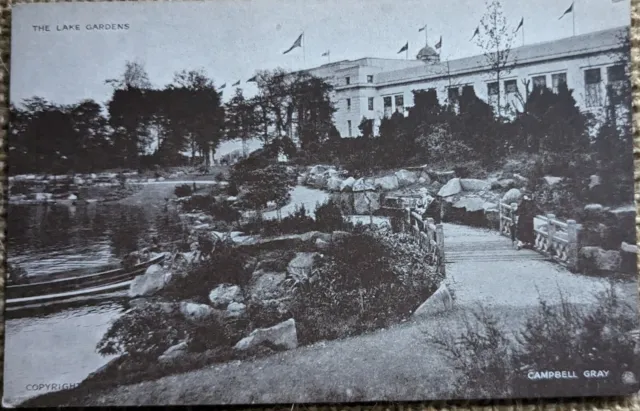 Lake Gardens, British Empire Exhibition 1924 WEMBLEY Campbell Gray Postcard