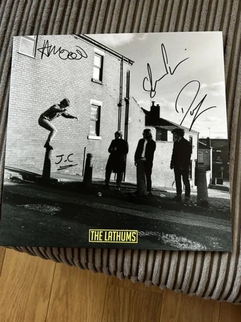 The Lathums ‎How Beautiful Life Can Be Vinyl yellow LP ltd Fully SIGNED