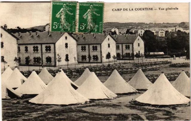 CPA MILITAIRE Camp de la Courtine-Vue générale (316387)