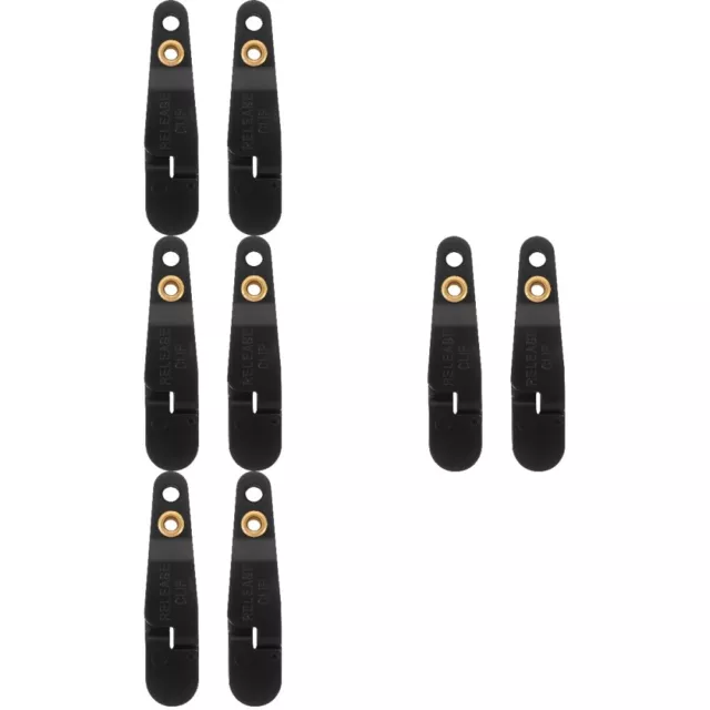 8 Pcs Trolling Clips With Key For Weight Planer Board Down-rigger Fishing