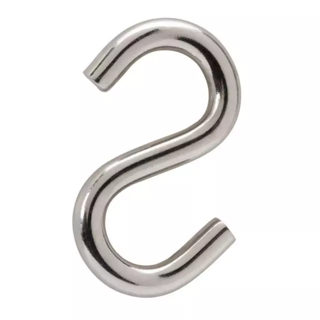 National 2-1/2 In. Stainless Steel Heavy Open S Hook N197202