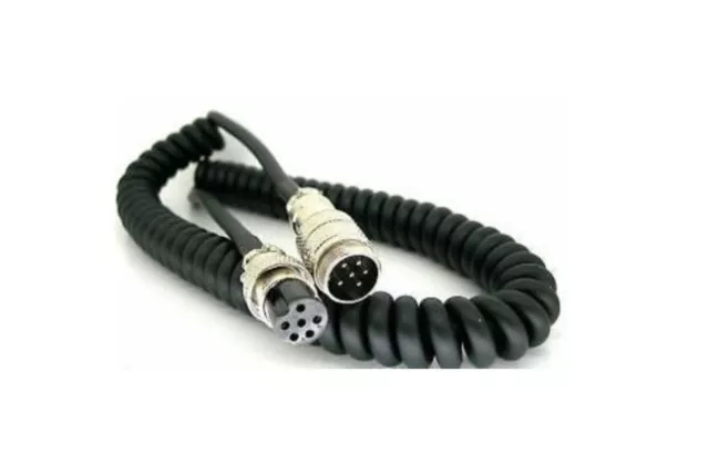 6 PIN  MICROPHONE EXTENSION CABLE LEAD CB RADIO ham radio MAKE YOUR MIC LONGER