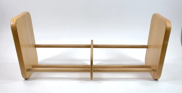 Napa Valley Wooden Storage Rack CD DVD Rack Holder 19 inch