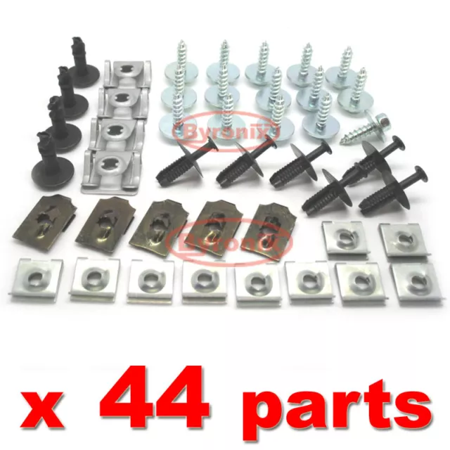 BMW 3 Series E46 UNDERTRAY CLIPS SCREWS ENGINE UNDER COVER SPLASH GUARD SHIELD