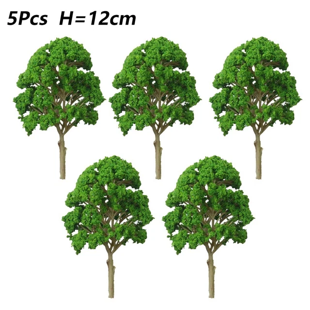 Lot De 20pcs Arbres Palmiers Cocotiers Modèles En Plastique Pour