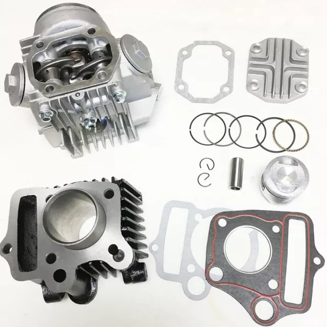 39mm Bore Cylinder Head Piston Engine Rebuild Kit For Honda Z50R XR50 CRF50 50CC 3