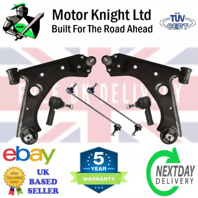 Citroen Nemo 08> Front Suspension Control Arm Wishbone, Links, Track Rods L & R