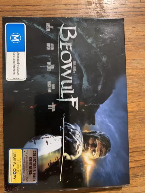 Beowulf Collector's Pack (DVD, 2007). 10x Collector Card and Bonus Digital Copy