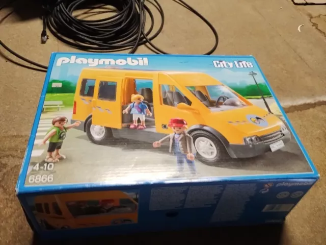 PLAYMOBIL 6866 CITY Life School Bus with Removable Roof EUR 13,80 ...