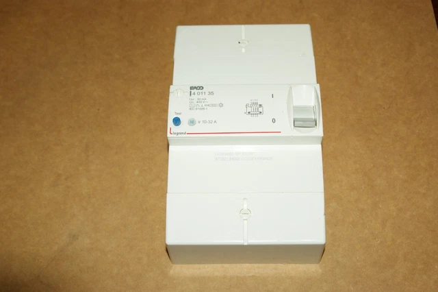 LEGRAND 30-60A DISJONCTEUR De Branchement Triphasé Différentiel Selectif 135420919487 LEGRAND 30-60A DISJONCTEUR De Branchement Triphasé Différentiel Selectif 135420919487