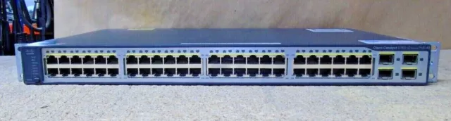 Cisco Catalyst 3750 v2Series PoE-48 Port Networking Switch WS-C3750V2-48PS-S V09