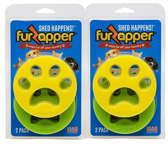 FurZapper Pet Hair Remover for Laundry - Reusable Dog & Cat Hair Remover Tool