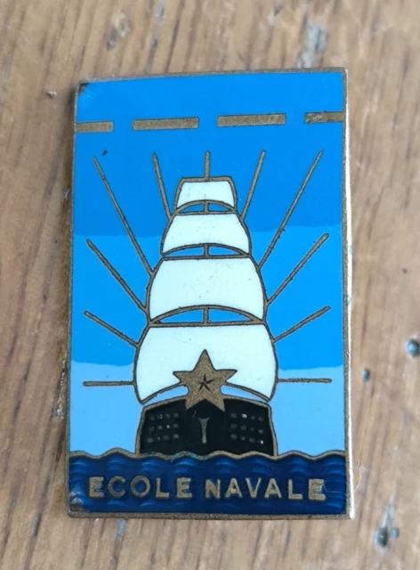 INSIGNE MARINE 1939 Patrouilleur LA SETOISE Augis ORIGINAL WWII France