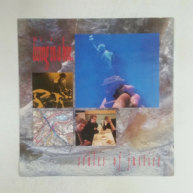 LIVING IN A BOX Scales Of Justice LIBX 2 12" UK Vinyl VG++ Cover VG+