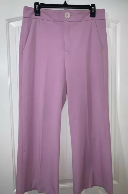 Clothland Women Sweet Lilac Long Trousers Back Elastic Ankle Length Female  Casual Long Pants Pantalones De Mujer Ka253 - Pants & Capris - AliExpress
