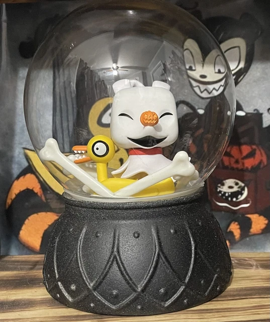 THE NIGHTMARE BEFORE Christmas Snow globe Evil Duck And Zero Hand Made