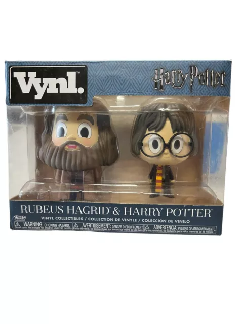 Funko Pop Vynl. Rubeus Hagrid & Harry Potter Figures In Box  Read Description
