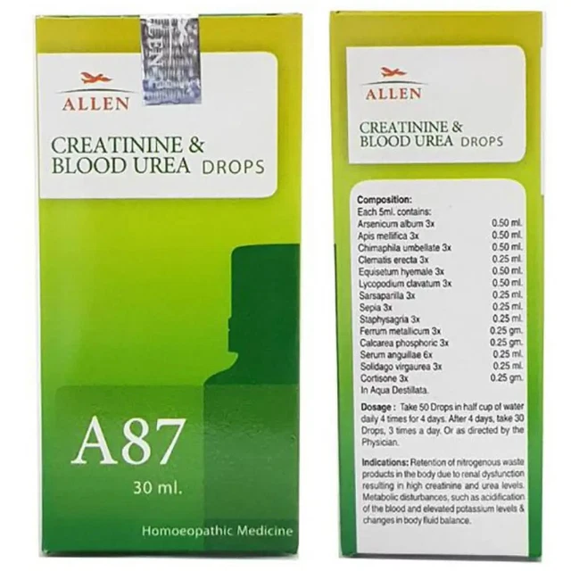 Allen Homeopathic A87 Drops (30ml) , 100% Homeopathy Drops