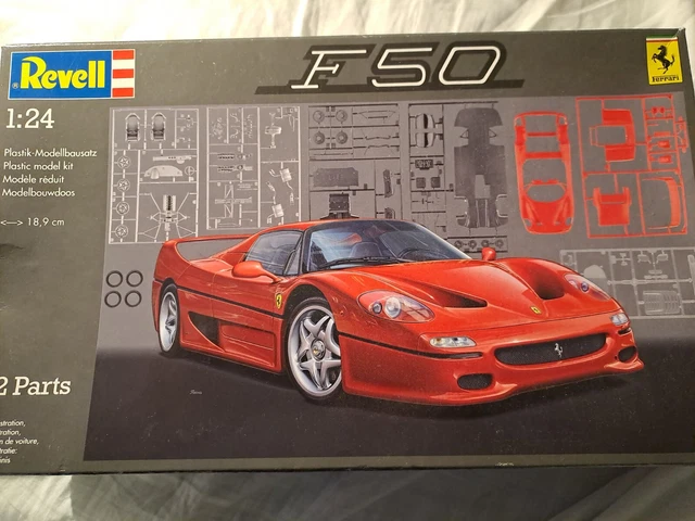Maquette FERRARI F50 NEUVE BOITE JAMAIS OUVERTE REVELL  1/24