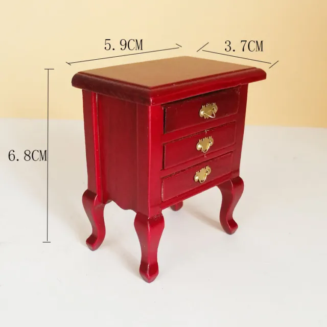 1:12 Scale Dollhouse Miniatures Furniture Victoria Nightstand Cabinet Accessory