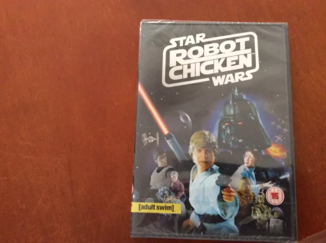 Robot Chicken Star Wars Adult Swim DVD Rated M Region 2 UK Loads Extras Sealed