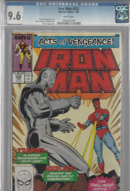 Iron Man (Invincible) #252 Cgc 9.6