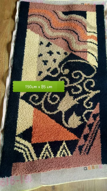 Handarbeit - Knüpfteppich modern 150cm x 85 cm neu!