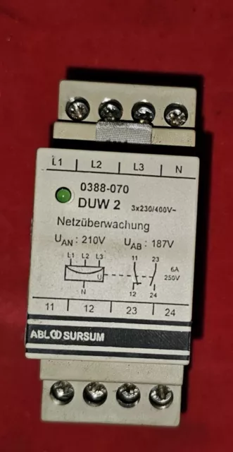 ABL Sursum DUW2  Netzüberwachung  0388-070