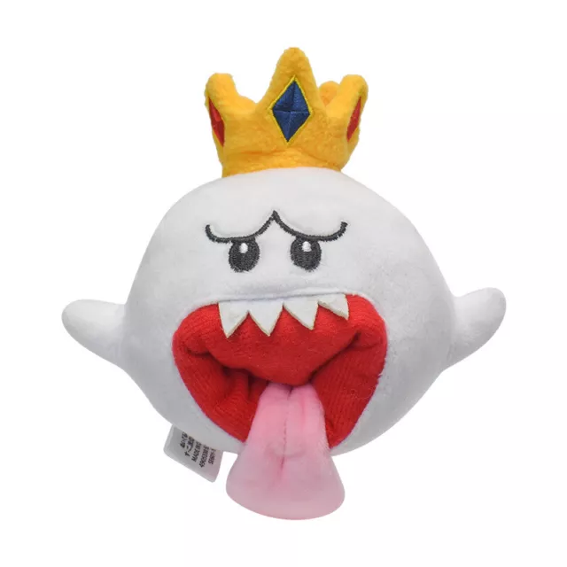 SUPER MARIO BROS Boo Ghost Plush Doll Figure Plushie Toy 6 inch Party ...