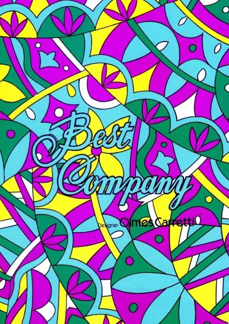 BEST COMPANY Quaderno (Cover 2) Cartorama by OLMES CARRETTI Anni 80 (PANINARO)