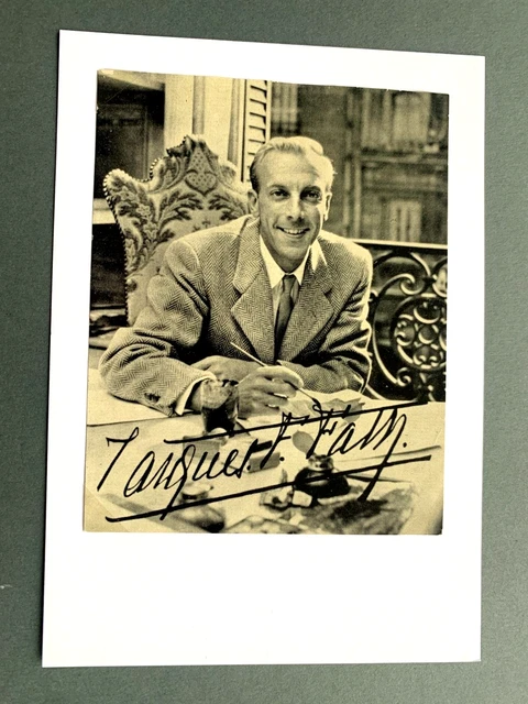 JACQUES FATH (†1954) 'Modedesigner'  signed Foto 9x11 Autogramm RARITÄT!