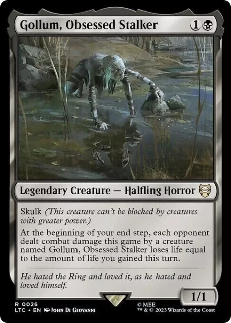 MTG - Gollum, Obsessed Stalker - Lord of the Rings Commander