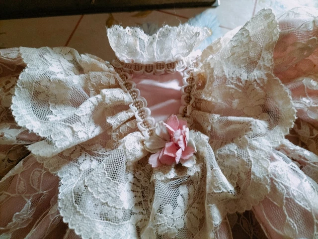 POUPÉE PORCELAINE UNIS FRANCE 38cm vetue d origine Belle robe velours superb EUR 225,00 - FR