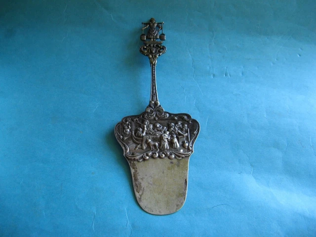 Vintage Dutch 833 Silver Pastry Pie Server Schoonhoven Netherland Marked Branded