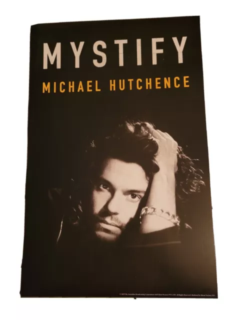 Mystify: Michael Hutchence - INXS Official Film Collectible Poster RARE & MINT!