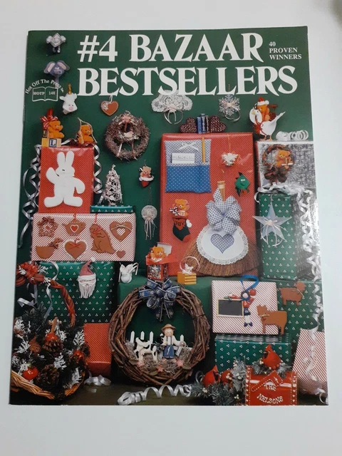 ⭐ Hot Off The Press - #4 Bestsellers Bazar - Folleto de patrones artesanales 1989 (C5)