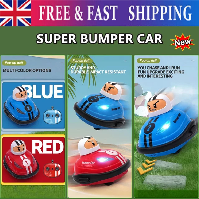 BATTLE BUMPER REMOTE Control Car (Blue And Red ) TM £31.76 PicClick UK
