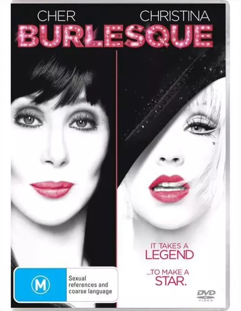 Burlesque DVD SEXY MUSICAL DANCE Stars Cher Christina Aguilera BRAND NEW R4