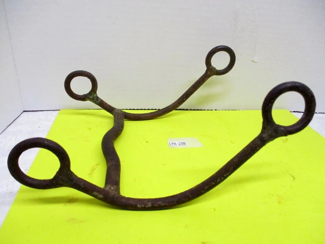 ANTIQUE Late 1800s Hand Forged Grazing Bit With Surface Rust Horse Riding BIT