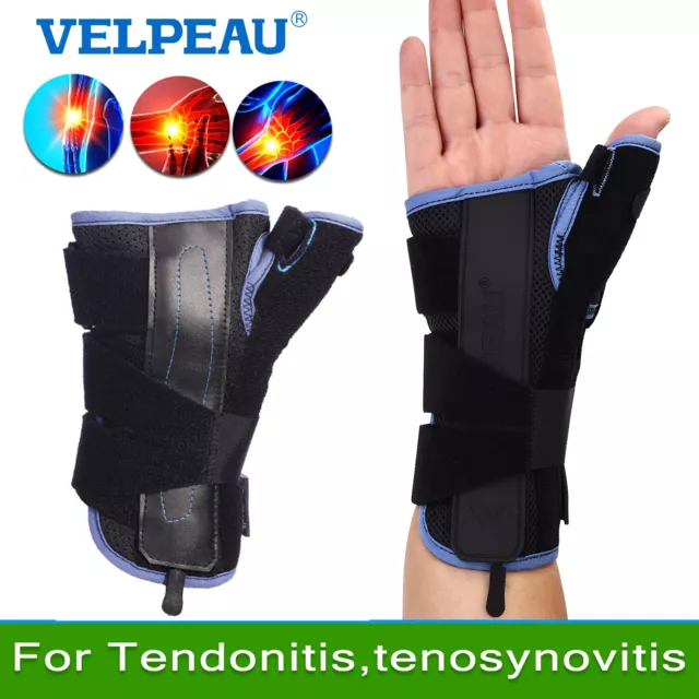 VELPEAU Wrist Brace for Carpal Tunnel, Adjustable Night Wrist Support Brace