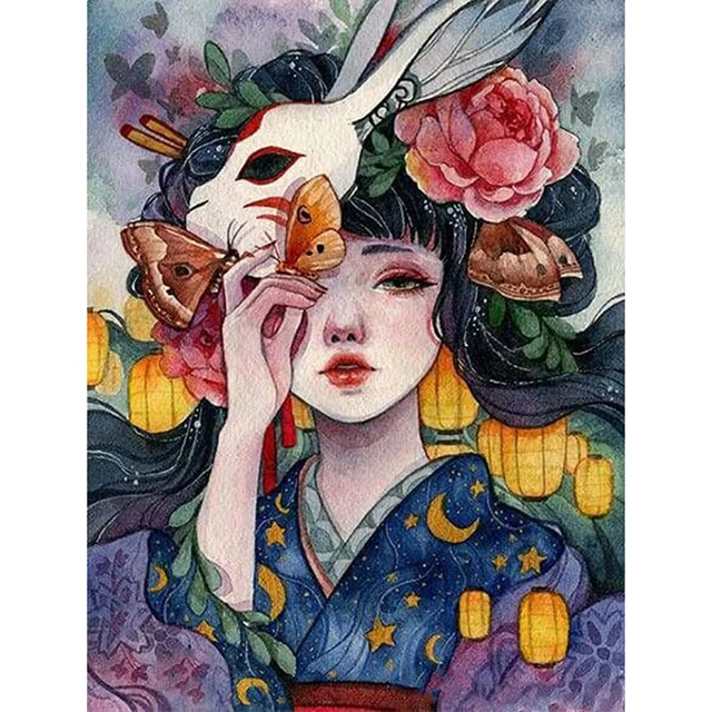 Pintar por números para adultos y principiantes, pintura al óleo hágalo usted mismo por kits de números au