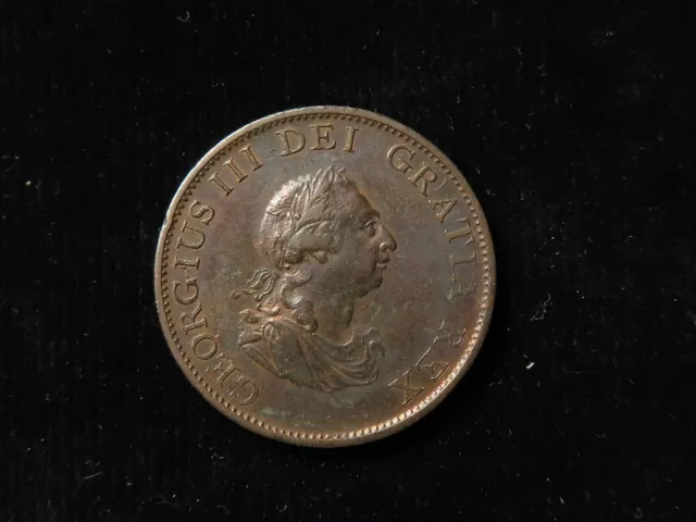 GB George III Copper Halfpenny 1799