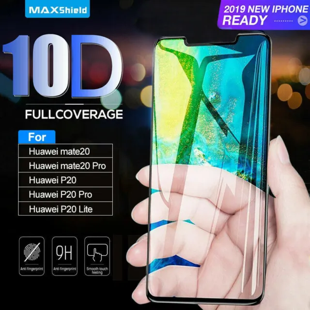 For Huawei P20 Lite P20 Pro Full 10D Tempered Glass 9H Screen Protector Cover