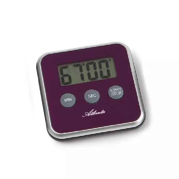 Timer Magnetica LCD Viola Cronometro E Conto Da Alla Rovescia Atlanta, 239/8