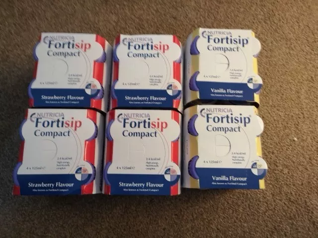 6 X 4 nutricia fortisip compact 125ml