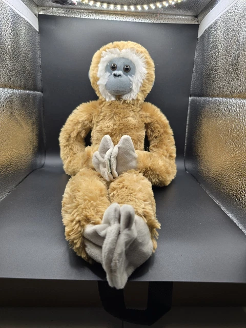 Hanging White Handed Gibbon Stuffed Animal - 20