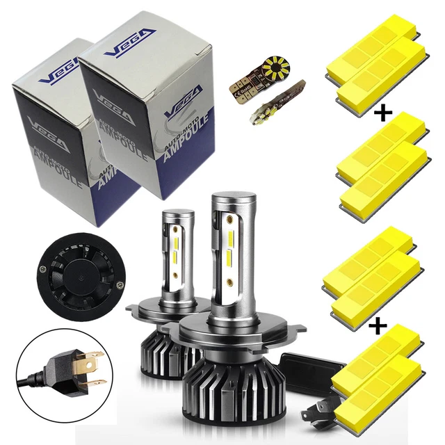 Kit Phares HID Xénon Vega 55W – 2 Ampoules H7 6000K – Avec Système Canbus – Marque Française