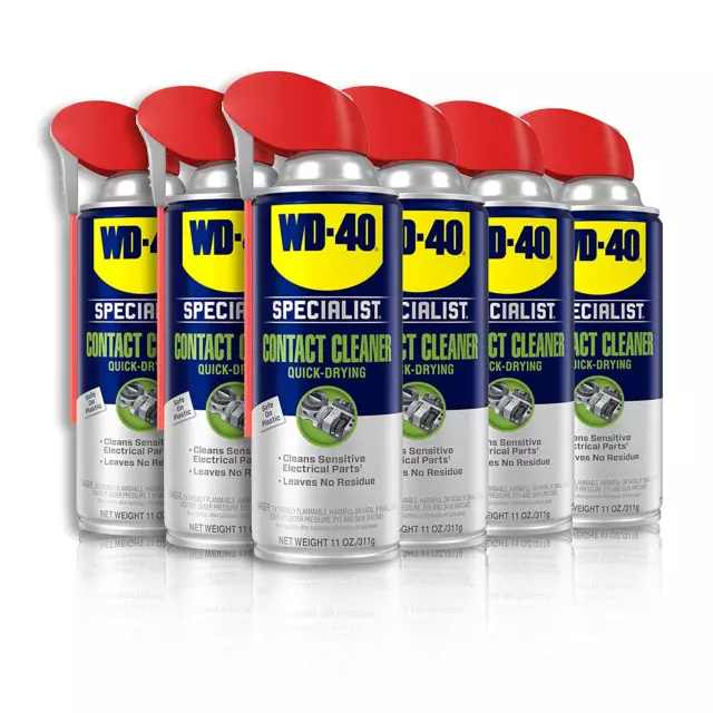 WD-40 - 300080 Specialist Electrical Contact Cleaner Spray - Electronic 6 Packs