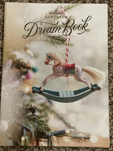 2020 HALLMARK KEEPSAKE DREAM BOOK with WISH LIST CHRISTMAS ORNAMENTS