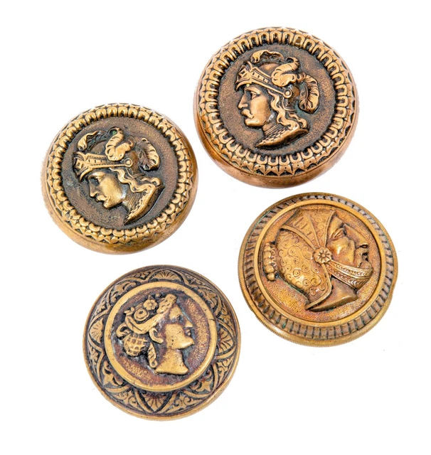 group of hard to find 19th century figural doorknobs - priced for lot
